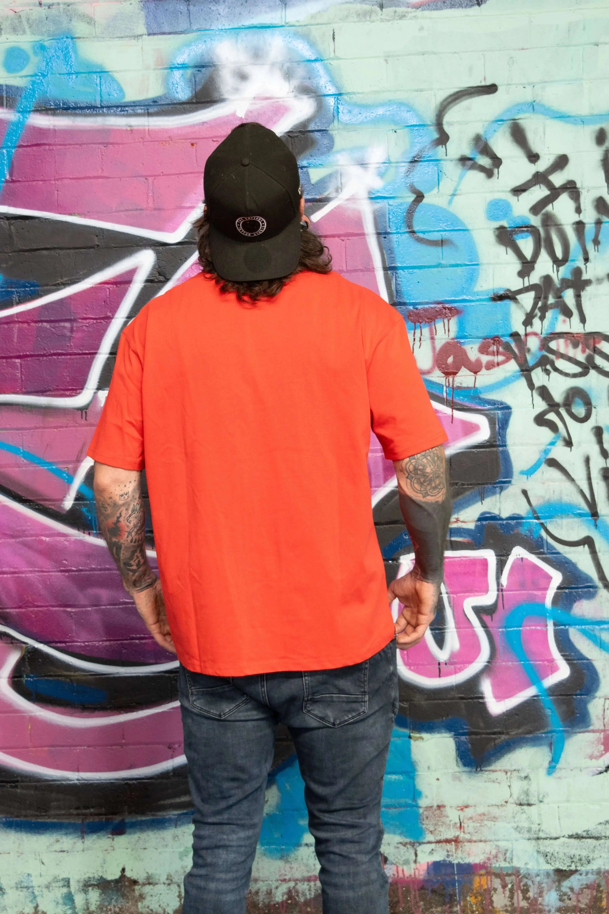 One twenty script oversized t-shirt ONE TWENTY