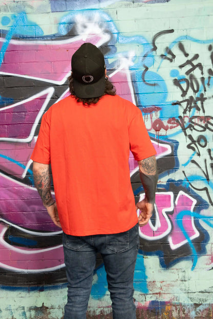 One twenty script oversized t-shirt ONE TWENTY