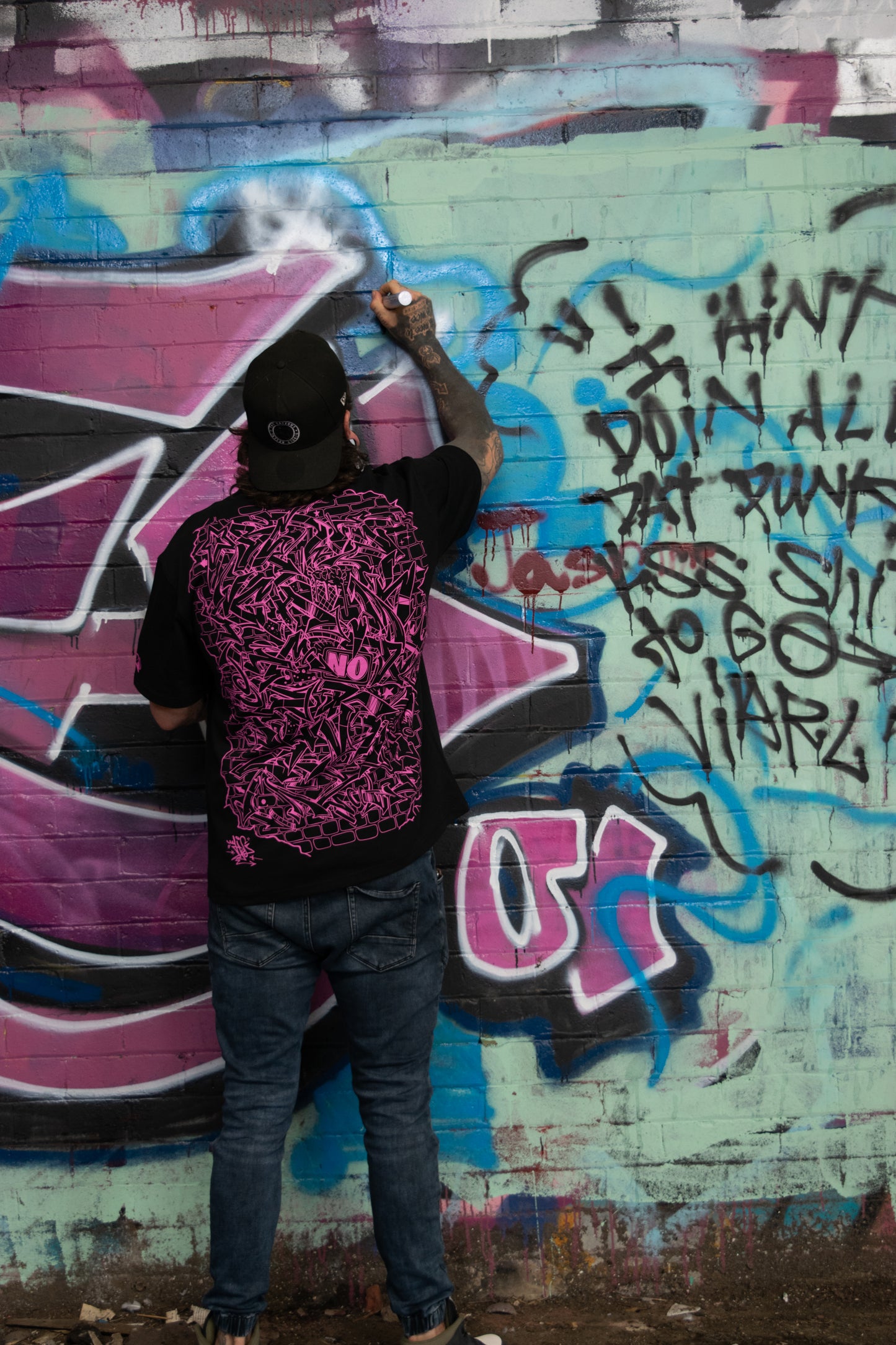 One Twenty Bats-One Heavyweight Oversized Cotton T-Shirt