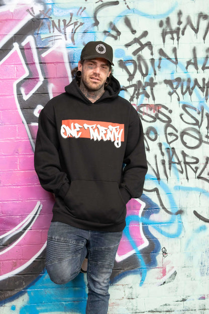 One twenty print hoodie ONE TWENTY