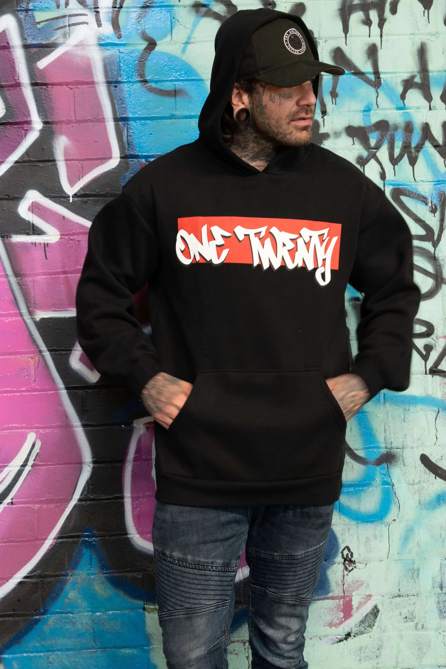 One twenty print hoodie ONE TWENTY